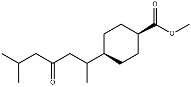 4β-(1,5-Dimethyl-3-oxohexyl)cyclohexane-1β-carboxylic acid methyl ester