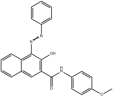3-羟基-N-(4-甲氧基苯基)-4-(苯基偶氮)-2-萘甲酰胺