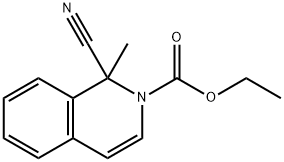 1-Methyl-1-cyanoisoquinoline-2(1H)-carboxylic acid ethyl ester