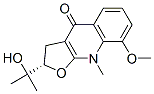 [2S,(-)]-3,9-Dihydro-2-(1-hydroxy-1-methylethyl)-8-methoxy-9-methylfuro[2,3-b]quinoline-4(2H)-one
