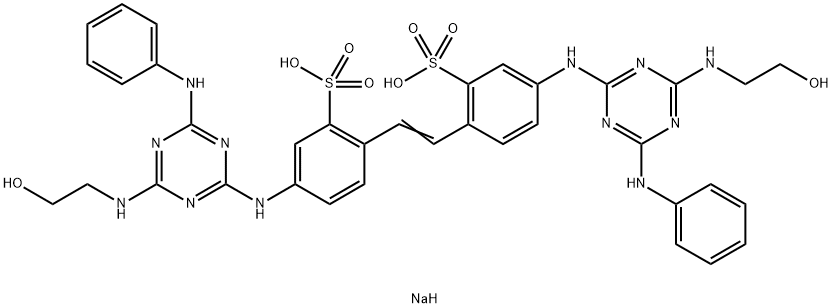 2,2'-(1,2-乙烯二基)二[5-[[4-[(2-羟乙基)氨基]-6-(苯氨基)-1,3,5-三嗪-2-基]氨基]苯磺酸二钠盐