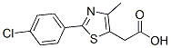 2-(p-Chlorophenyl)-4-methyl-5-thiazoleacetic acid