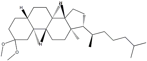 2,2-Dimethoxy-5α-cholestane