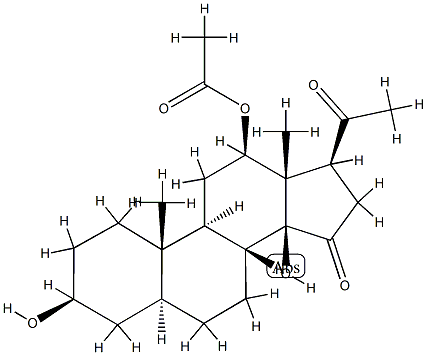 12β-(Acetyloxy)-3β,14β-dihydroxy-5α-pregnane-15,20-dione
