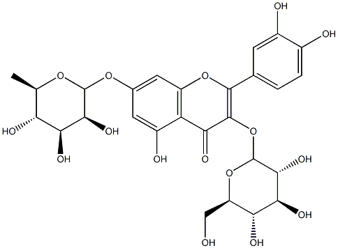 槲皮素 3-葡糖苷 7-鼠李糖苷