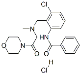 N-[3-chloro-2-[[methyl[2-morpholino-2-oxoethyl]amino]methyl]phenyl]benzamide hydrochloride