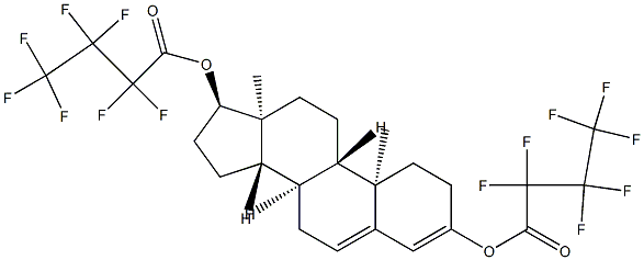 Androsta-3,5-diene-3,17α-diol bis(heptafluorobutyrate)