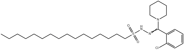 2'-(o-chloro-alpha-piperidinobenzylidene)hexadecane-1-sulphohydrazide