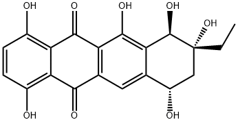 8-Ethyl-1,4,6,7,8,10-hexahydroxy-7,8,9,10-tetrahydro-5,12-naphthacened ione
