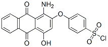 p-[(1-amino-9,10-dihydro-4-hydroxy-9,10-dioxo-2-anthryl)oxy]benzenesulphonyl chloride