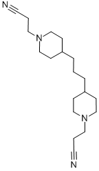 3-[4-[3-[1-(2-CYANOETHYL)PIPERIDIN-4-YL]PROPYL]PIPERIDIN-1-YL]PROPANENITRILE