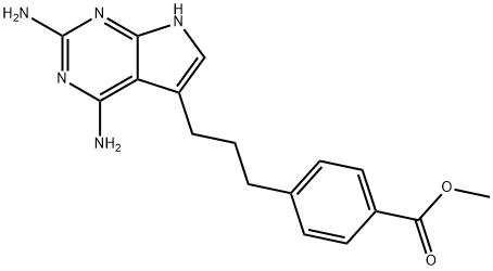 甲基 4-(3-(2,4-二氨基-7H-吡咯并[2,3-D]嘧啶-5-基)丙基)苯酸盐