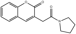 3-[(1-Pyrrolidinylcarbonyl)methyl]coumarin