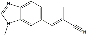 2-Propenenitrile,2-methyl-3-(1-methyl-1H-benzimidazol-6-yl)-(9CI)