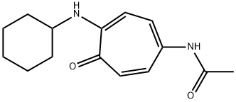 N-[4-(Cyclohexylamino)-5-oxo-1,3,6-cycloheptatrien-1-yl]acetamide