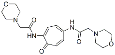 N,N'-(7-Oxo-1,3,5-cycloheptatrien-1,4-ylene)bis(4-morpholineacetamide)