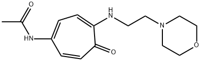 N-[4-[(2-Morpholinoethyl)amino]-5-oxo-1,3,6-cycloheptatrien-1-yl]acetamide