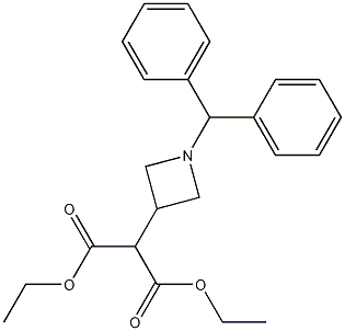 2-(1-benzhydryl-azetidin-3-yl)malonic acid diethyl ester