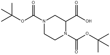 1,4-双-BOC-2-哌嗪甲酸