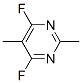 Pyrimidine, 4,6-difluoro-2,5-dimethyl- (8CI)