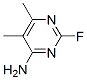 Pyrimidine, 4-amino-2-fluoro-5,6-dimethyl- (8CI)