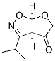 Furo[3,2-d]isoxazol-4(5H)-one, 3a,6a-dihydro-3-(1-methylethyl)-, cis- (9CI)