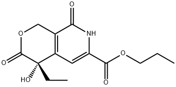 (S)-4-Ethyl-4-hydroxy-3,8-dioxo-3,4,7,8-tetrahydro-1H-pyrano[3,4-c]pyridine-6-carboxylic acid propyl ester