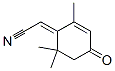 Acetonitrile, (2,6,6-trimethyl-4-oxo-2-cyclohexen-1-ylidene)- (9CI)
