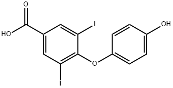 4-(4-Hydroxyphenoxy)-3,5-diiodobenzoic acid