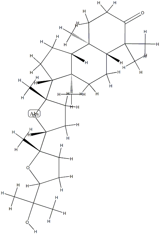 (14α,15S,17aR)-15-Methyl-15,17a:20,24-diepoxy-25-hydroxy-D-homo-C,30-dinor-13,17a-secodammaran-3-one