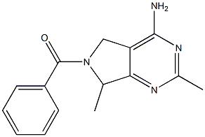 (5-amino-3,9-dimethyl-2,4,8-triazabicyclo[4.3.0]nona-2,4,10-trien-8-yl )-phenyl-methanone