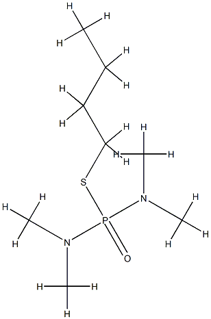 N,N,N',N'-Tetramethyldiamidothiophosphoric acid=S-butyl ester