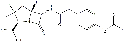 6α-[[[4-(Acetylamino)phenyl]acetyl]amino]penicillanic acid
