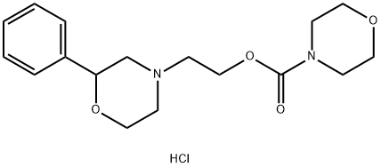 2-(2-phenylmorpholin-4-yl)ethyl morpholine-4-carboxylate hydrochloride