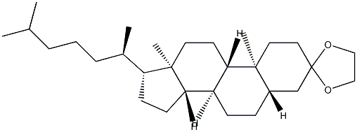 Spiro[1,3-dioxolane-2,3'-[5α]cholestane]