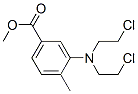3-[Bis(2-chloroethyl)amino]-p-toluic acid methyl ester