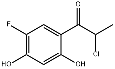 1-Propanone, 2-chloro-1-(5-fluoro-2,4-dihydroxyphenyl)- (9CI)