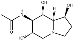Acetamide, N-(octahydro-1,6,8-trihydroxy-7-indolizinyl)-, 1S-(1.alpha.,6.beta.,7.alpha.,8.beta.,8a.beta.)-
