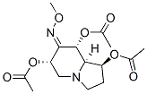 7(1H)-Indolizinone, 1,6,8-tris(acetyloxy)hexahydro-, 7-(O-methyloxime), 1S-(1.alpha.,6.beta.,8.beta.,8a.beta.)-