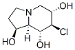 1,6,8-Indolizinetriol, 7-chlorooctahydro-, 1S-(1.alpha.,6.beta.,7.alpha.,8.beta.,8a.beta.)-