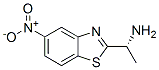 2-Benzothiazolemethanamine,alpha-methyl-5-nitro-,(R)-(9CI)