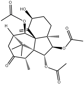 (2S,11aR)-5β,6α,11β-Triacetoxy-2,3,4,4a,5,6,10,11-octahydro-2β-hydroxy-4aα,7α,12,12-tetramethyl-1-methylene-7H-6aα,10α-methano-1H-benz[c]azulen-8(9H)-one