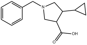 1-Benzyl-4-cyclopropyl-3-pyrrolidinecarboxylic acid