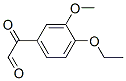 Benzeneacetaldehyde, 4-ethoxy-3-methoxy-alpha-oxo- (9CI)