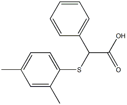 2-[(2,4-dimethylphenyl)sulfanyl]-2-phenylacetic acid