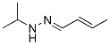 2-Butenal (1-methylethyl)hydrazone