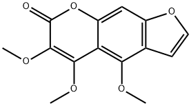 4,5,6-Trimethoxy-7H-furo[3,2-g][1]benzopyran-7-one