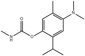 Methylcarbamic acid 4-(dimethylamino)-5-methyl-2-(1-methylethyl)phenyl ester