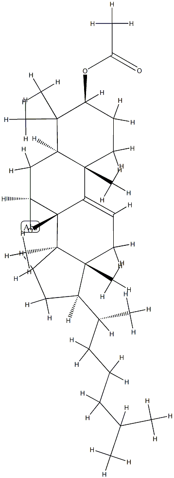 7β,8-Epoxy-5α-lanost-9(11)-en-3β-ol acetate