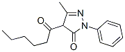 2,4-Dihydro-5-methyl-4-(1-oxohexyl)-2-phenyl-3H-pyrazol-3-one
